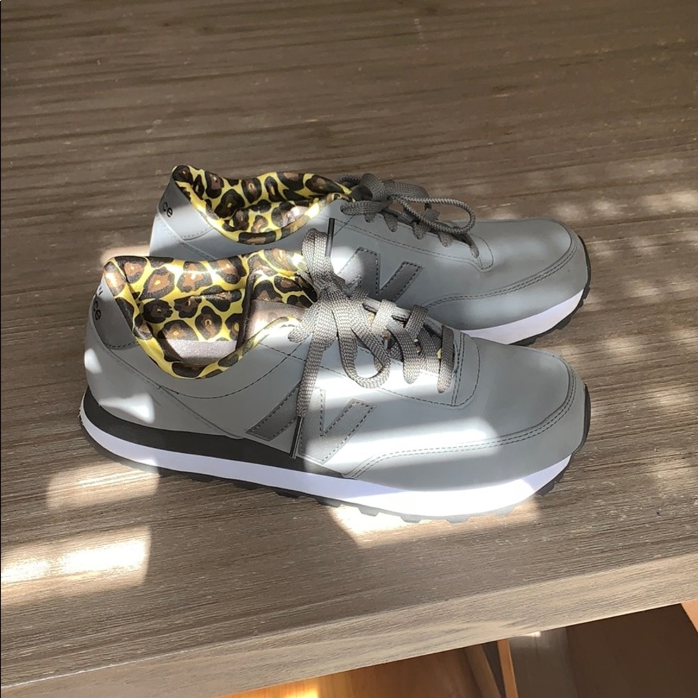 New Balance cheetah print sneakers